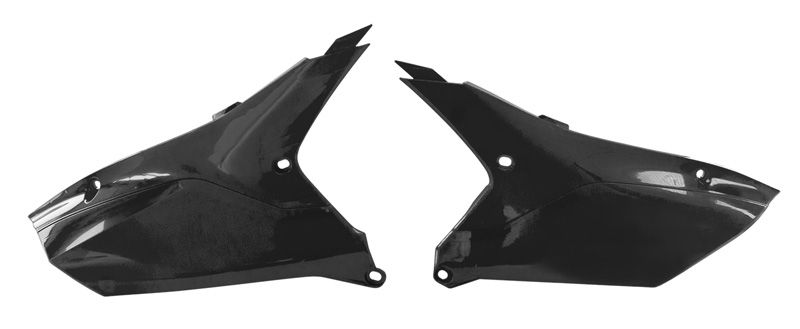 Rtech Plastics Side Panels 2023-2025 YZ450F Yamaha Black, Rtech R-fiyzfnr0023
