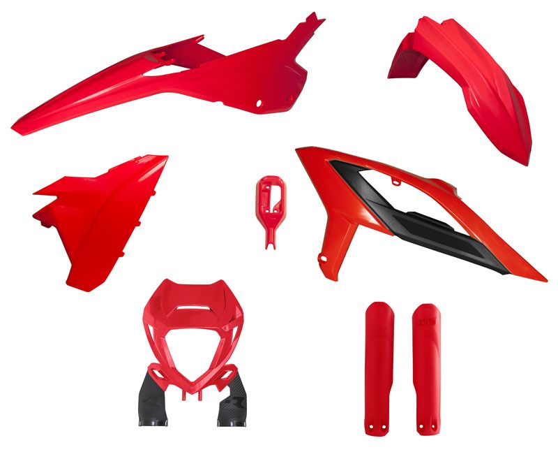 Rtech Plastics Plastic Kit/6 2023-24 Beta RR125-480 Beta Red, Rtech R-kitbet-rs0-623