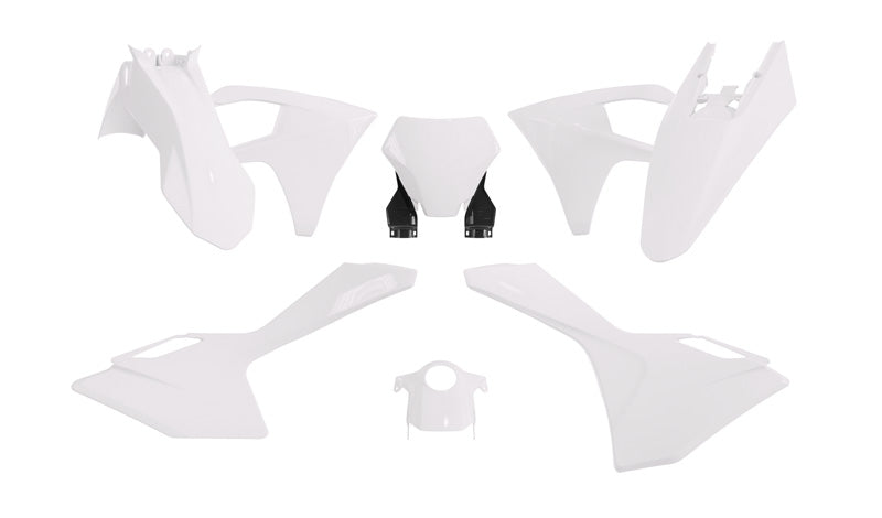Rtech Plastics Plastic Kit/6 2024-2025 Gasgas White, Rtech R-kitgas-bn0-623