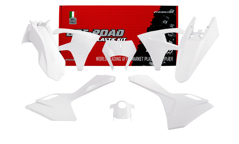 Rtech Plastics Plastic Kit/6 2024-2025 Gasgas EC, Ecf White, Rtech R-kitgas-bn0-624