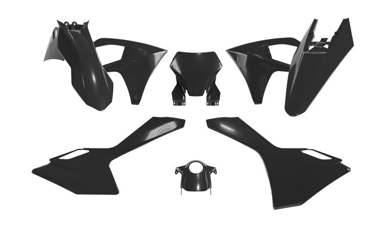Rtech Plastics Plastic Kit/6 2024-2025 Gasgas Black, Rtech R-kitgas-nr0-623
