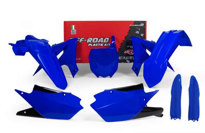 Rtech Plastics Plastic Kit/6 18-22 YZ450F, YZ250F 2019-23, Rtech R-kityzf-bl0-618