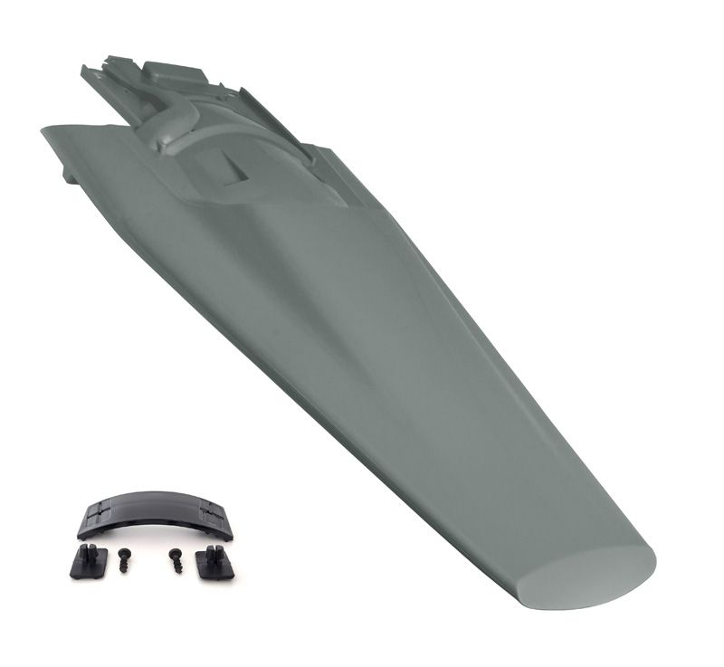 Rtech Plastics Rear Fender 2023-2025 TC/FC Husky Quantum Grey, Rtech R-pphsqgr0023