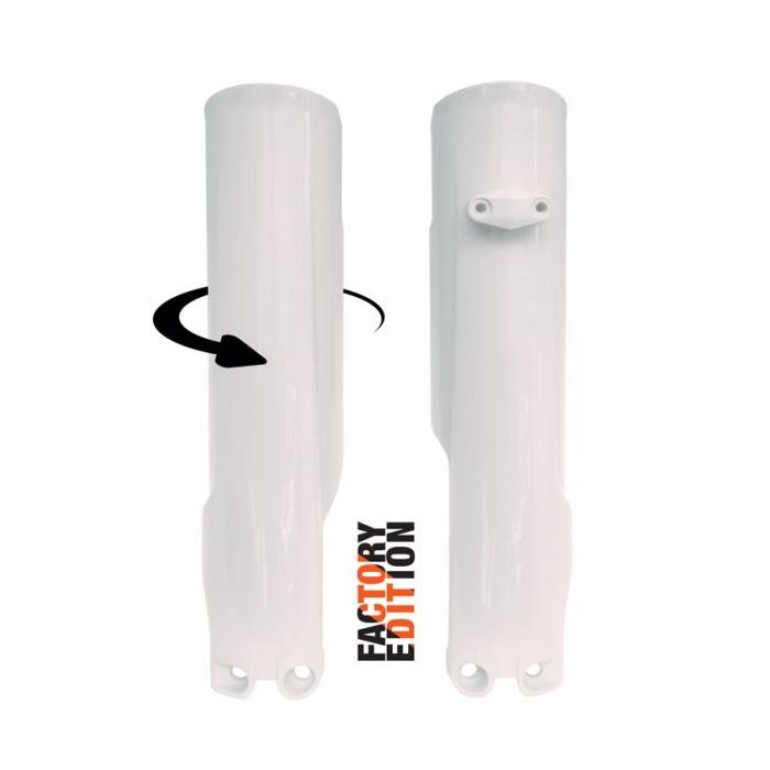R-Tech Wrap Round Fork Guards 2024 GasGas White
