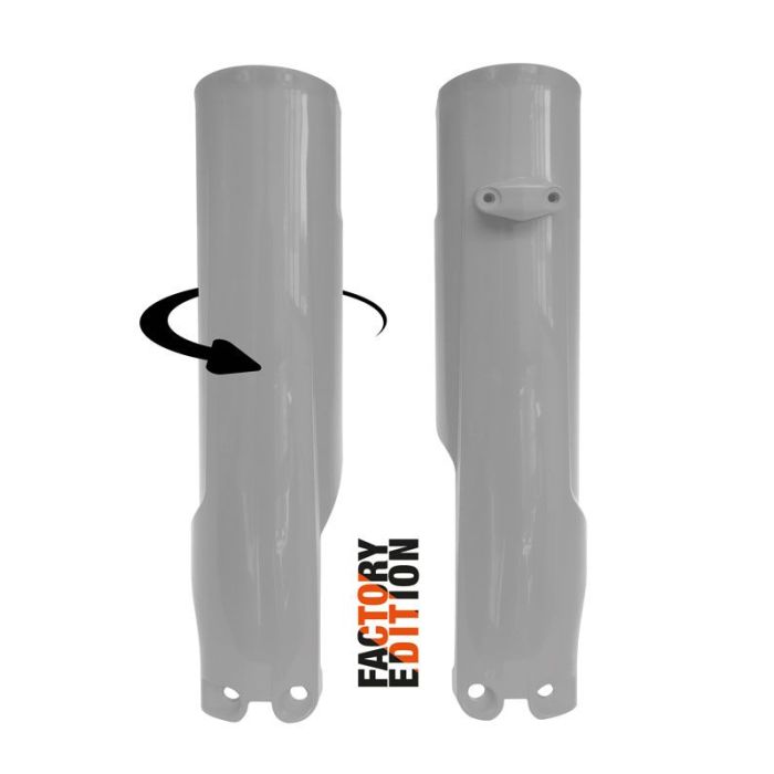 R-Tech Wrap Round Fork Guards 2024 GasGas Quantum Grey
