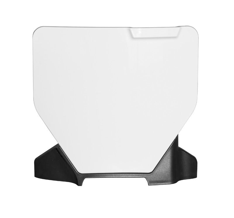 Rtech Plastics Front Plate 2023-2025 Husky TC/FC, White/black, Rtech R-tbhsqbnnr23