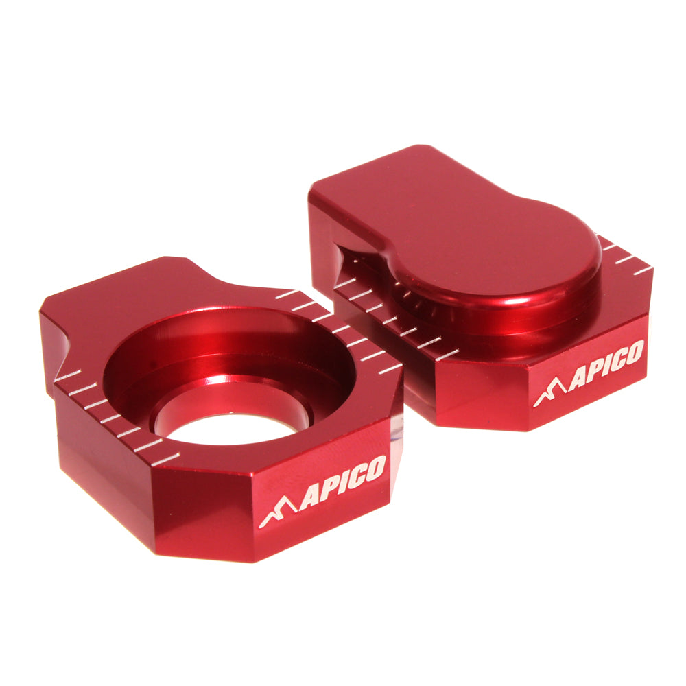 Apico Rear Axle Block GAS GAS EC/XC200-300 18-20 Red  (R)