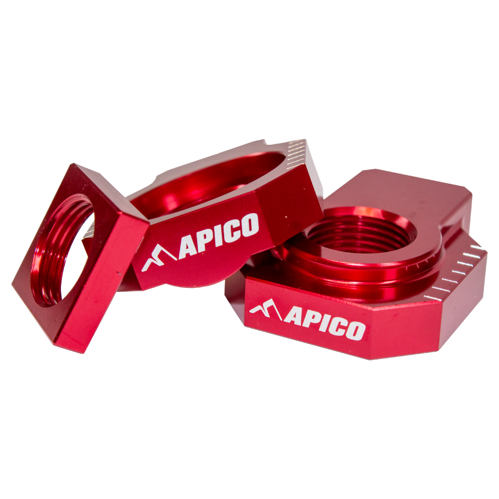 Apico Rear Axle Block KTM/HQV/GAS SX/SX-F125-530 00-12, EXC/EXC-F/TE/FE125-530 00-23,  EC/EX/EC-F 21-23