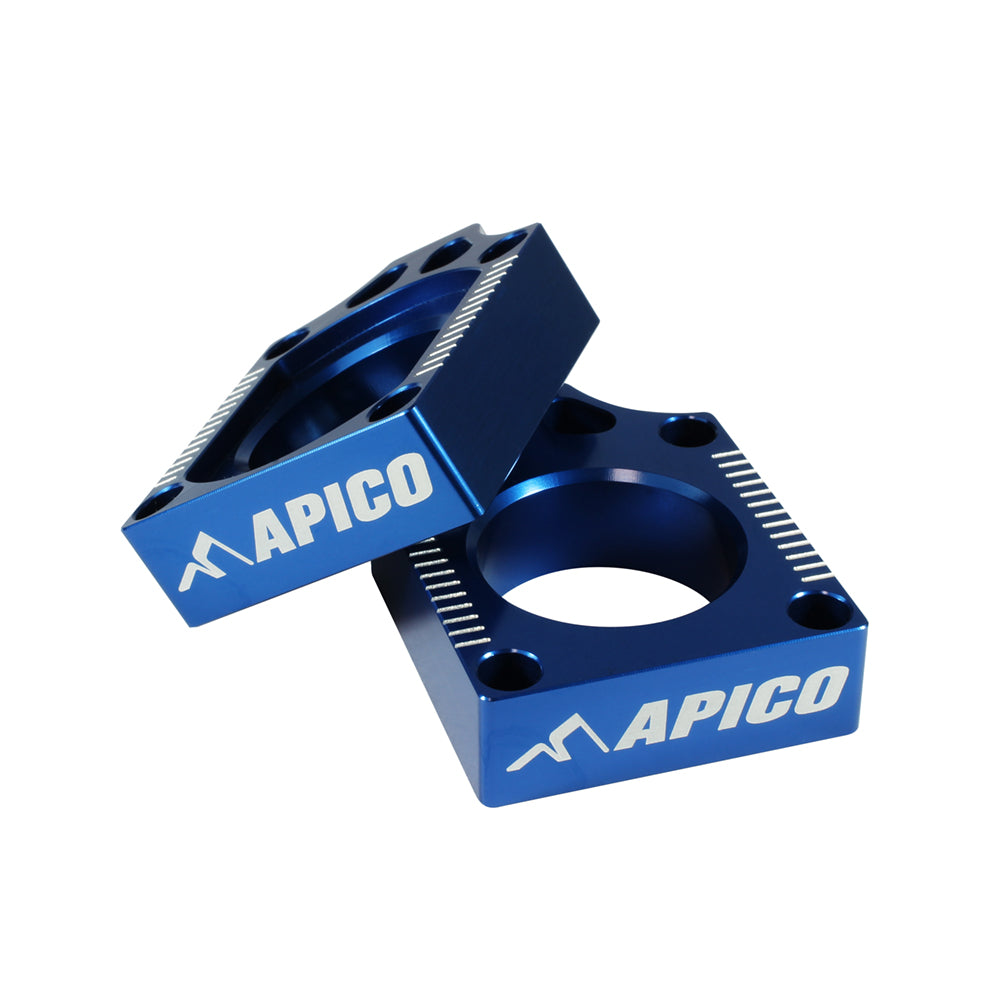 Apico Rear Axle Block KTM/HUSKY SX85 03-14, TC85 14 Blue