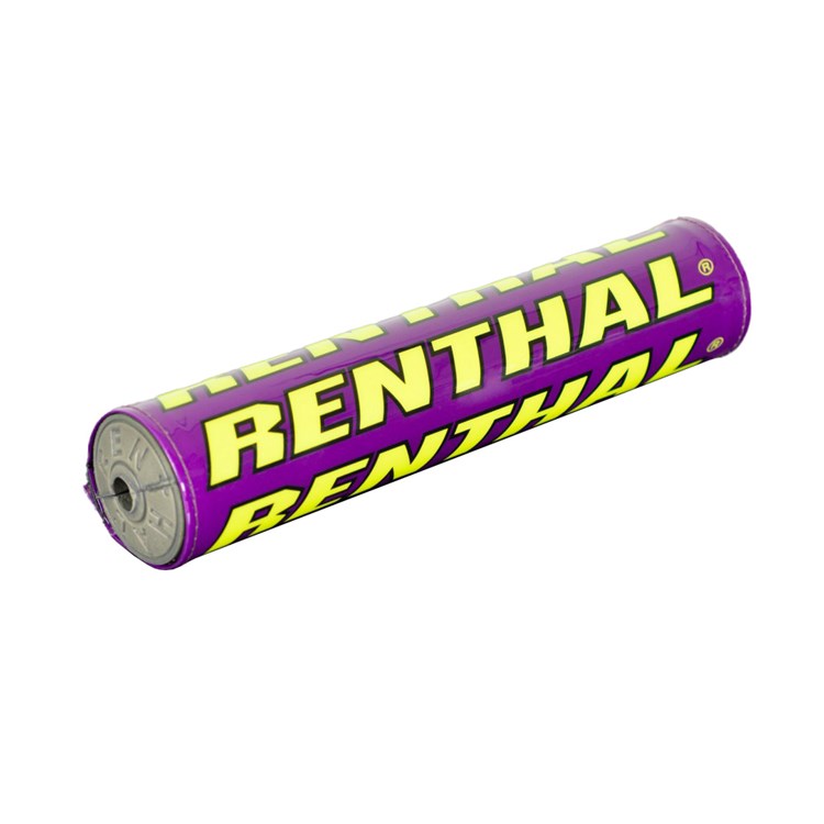 RENTHAL BAR PAD SX (10IN) PURPLE/YELLOW (240MM)
