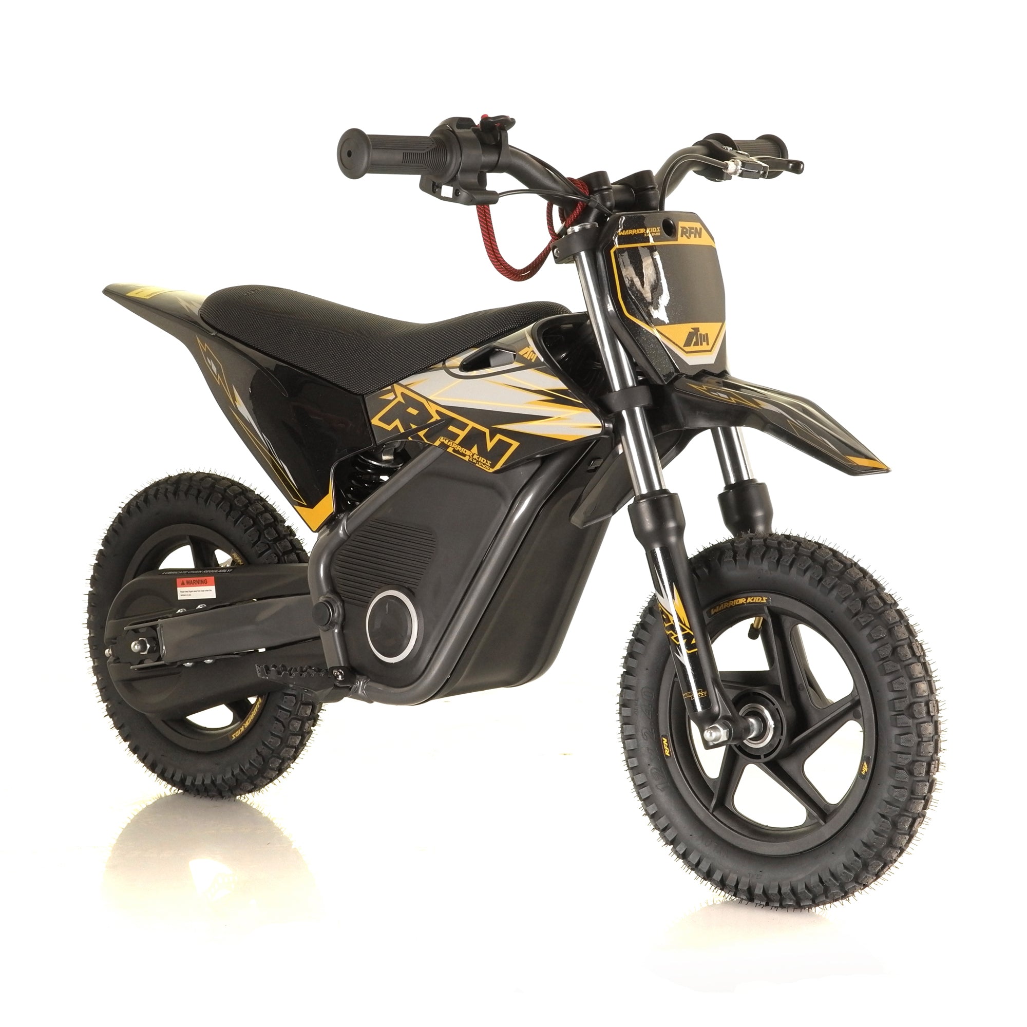 RFN Warrior SX-E400 Black/Gold Kids Electric Dirt bike