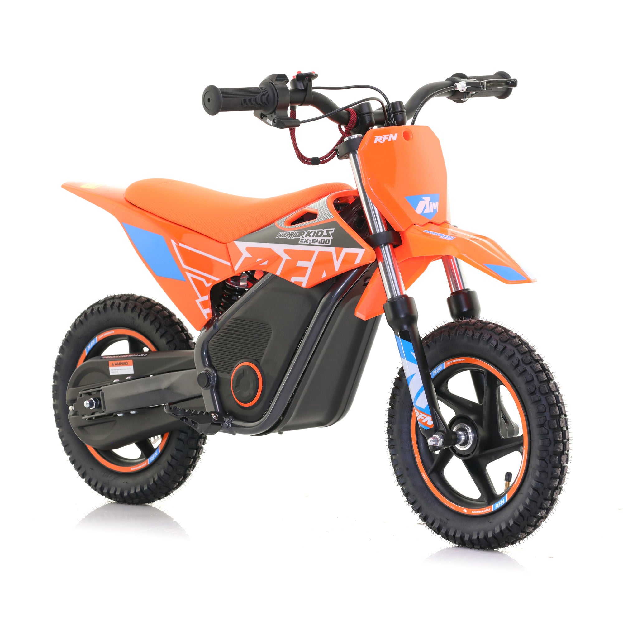 RFN Warrior SX-E400 Orange/Blue Kids Electric Dirt bike