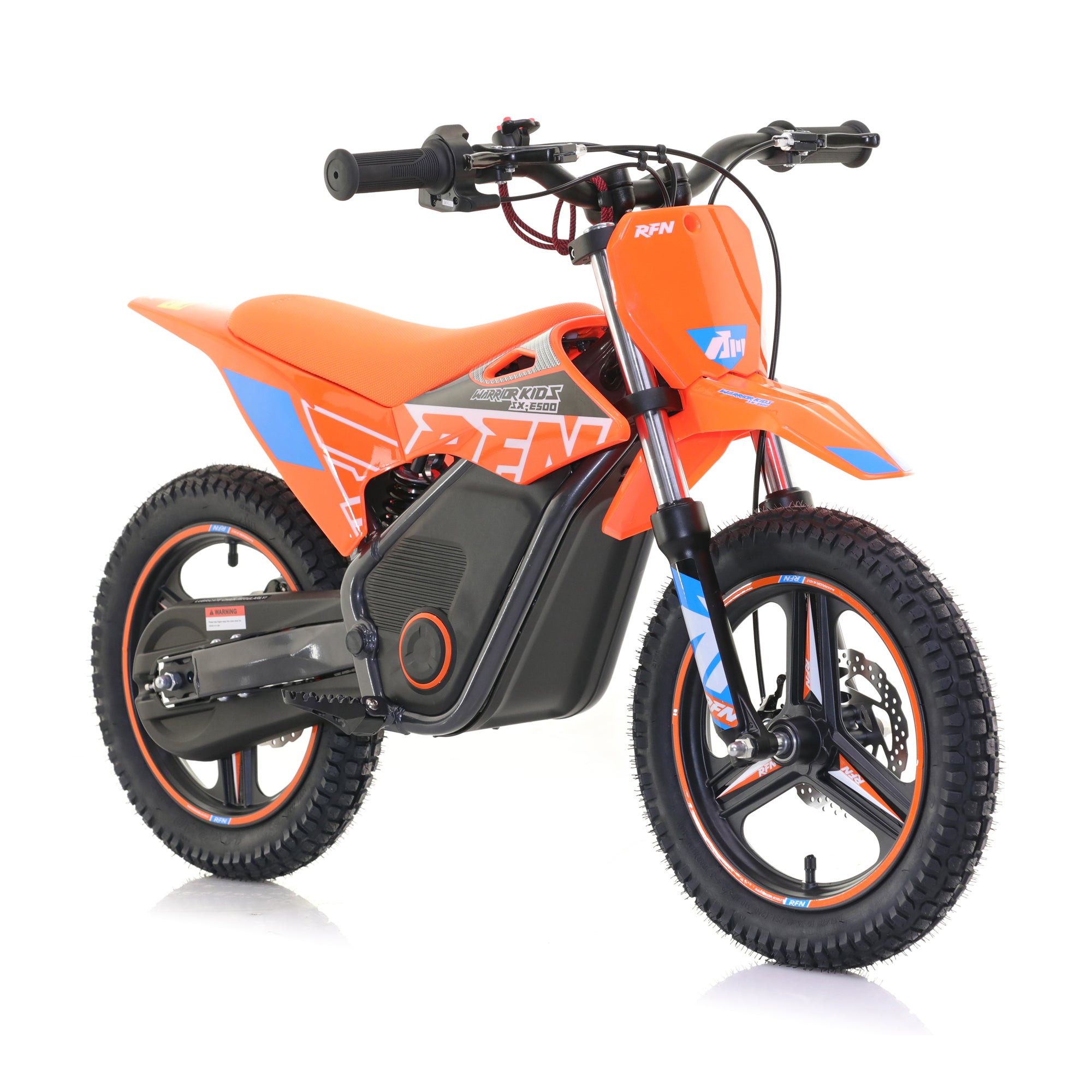 RFN Warrior SX-E500 Orange/Blue Kids Electric Dirt bike