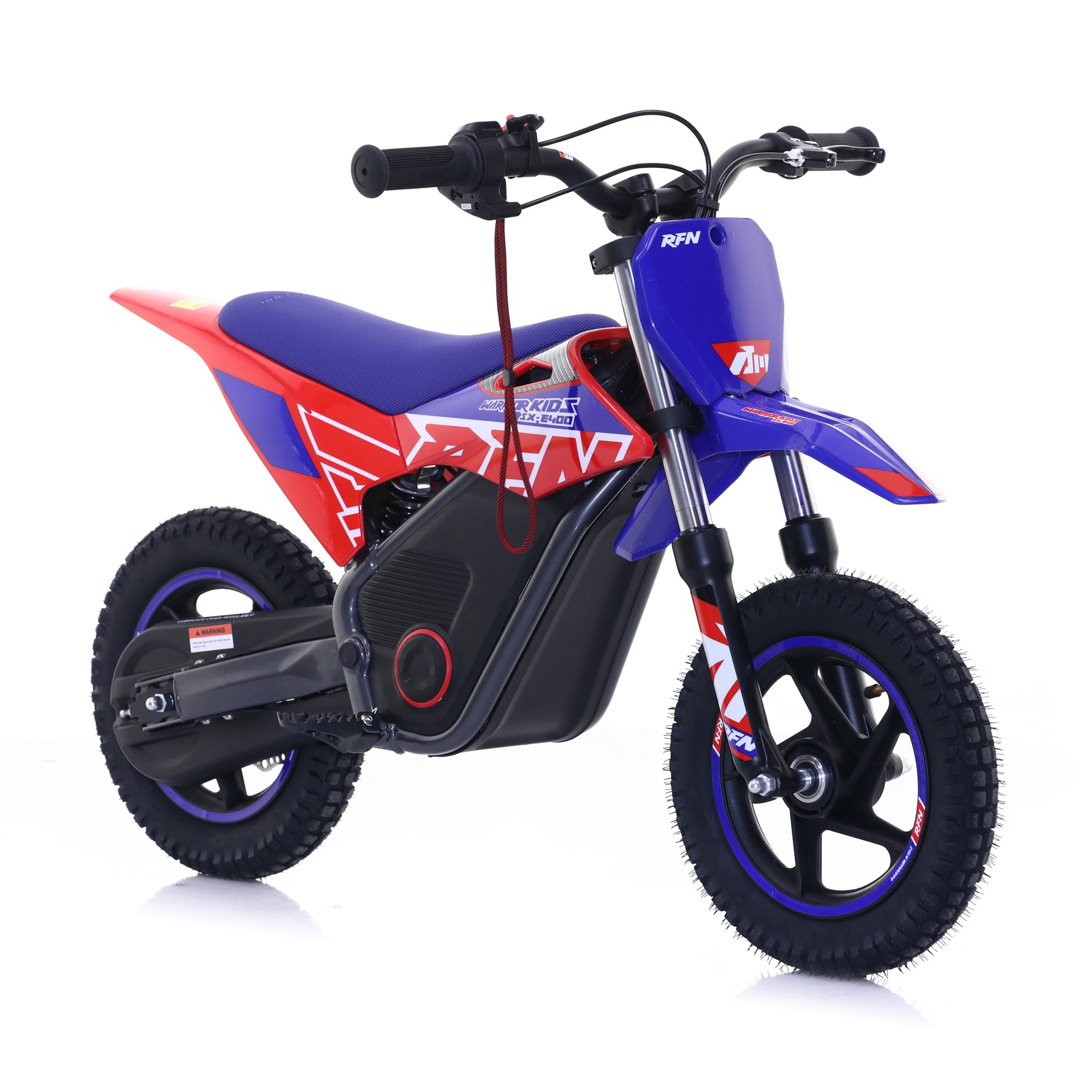 RFN Warrior SX-E400 Blue/Red Kids Electric Dirt bike