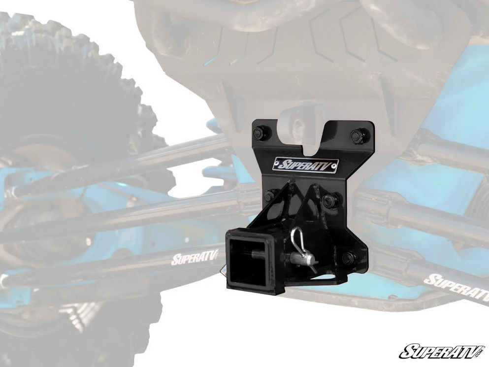 SuperATV Canam X3 Rear Hitch Receiver, Superatv Rh-ca-x3-02