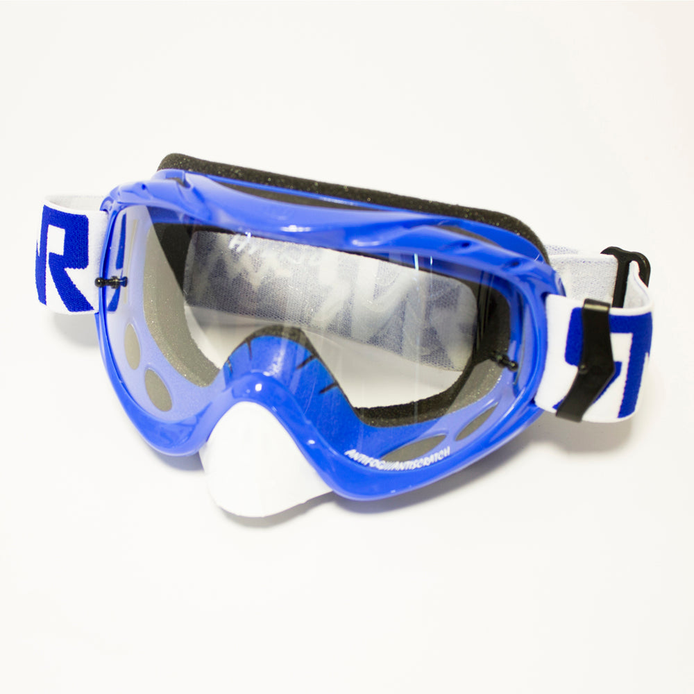 RIP N ROLL RNR HYBRID TEAR OFF GOGGLE NOBO BLUE  BLUE