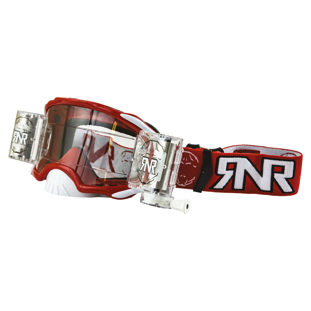 Rip N Roll Rnr Roll Off Platinum Wvs V2 Goggle With 48MM Films Red  Red