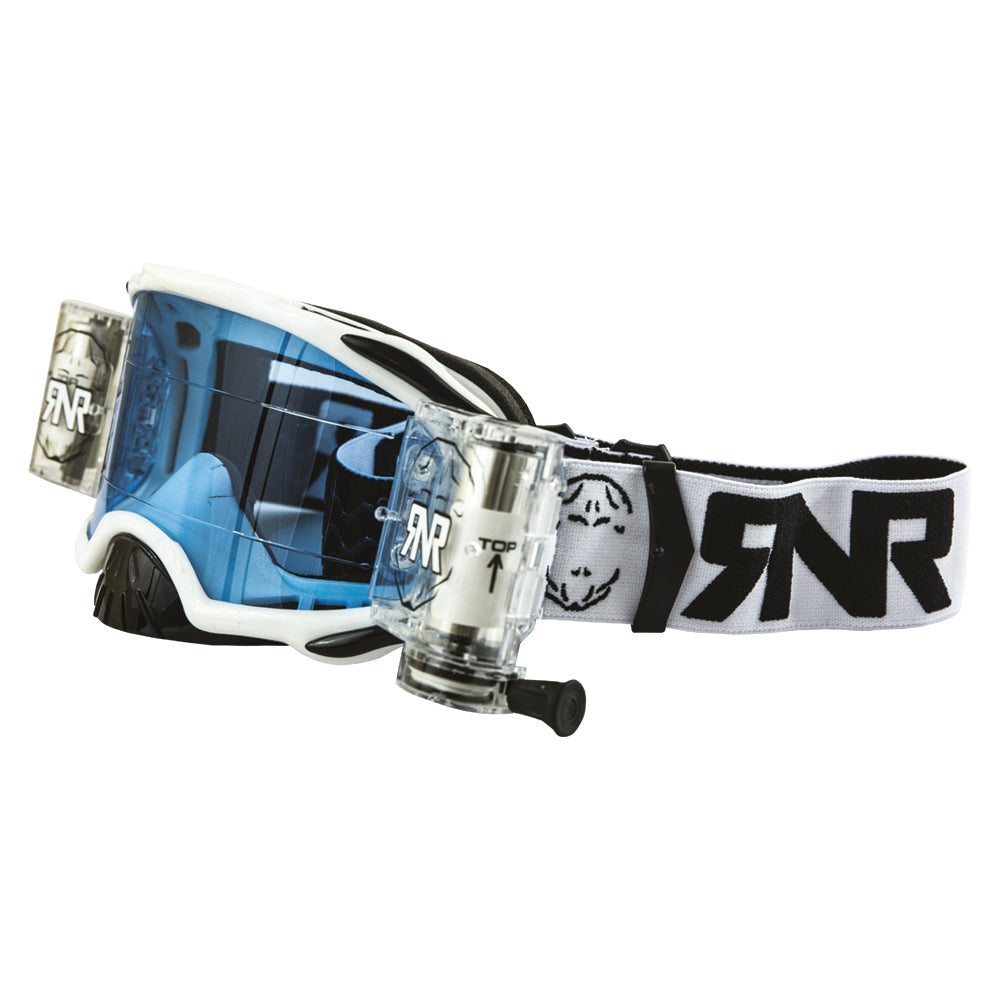 Rip N Roll Rnr Roll Off Platinum Wvs 2.0 Goggle With 48MM Films White  White