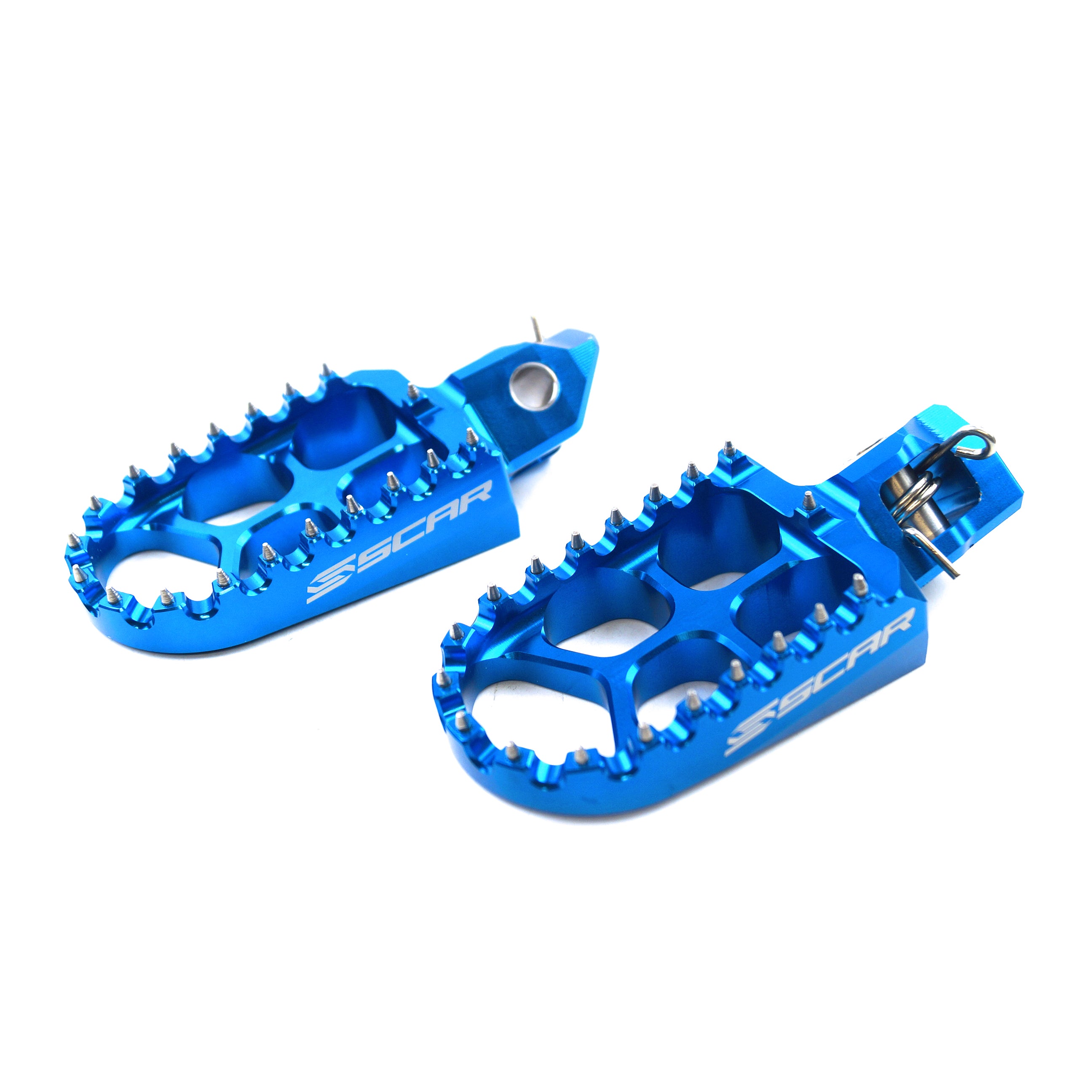 Scar Racing Foot Pegs Scar Blue KTM/husqvarna, Aluminium Billet S5515bl