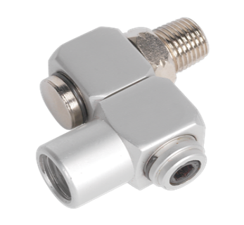 SEALEY Air Line Swivel Connector 1/4, 1/4 Bspt Male/female, SA902
