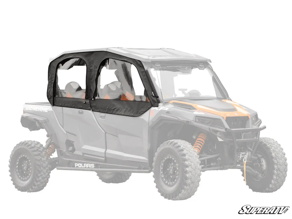 SuperATV Polaris General 1000 4 Seat Soft Cab Enclosure, Superatv Se-p-gen4-001