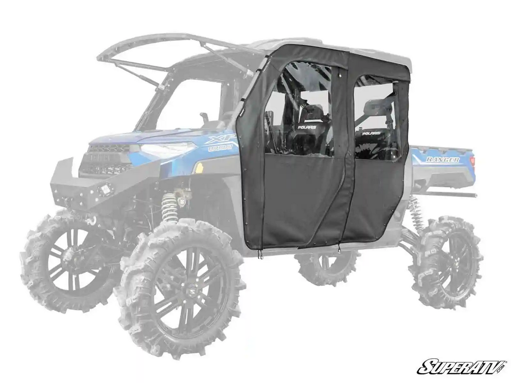 SuperATV Polaris Ranger 4 Seat Soft Cab Enclosure, Superatv Se-p-ran1k4-001-m