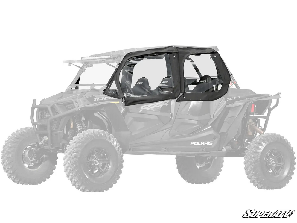 SuperATV Polaris RZR 4 Seat Soft Cab Enclosure, Superatv Se-p-rzr1k4-001-m