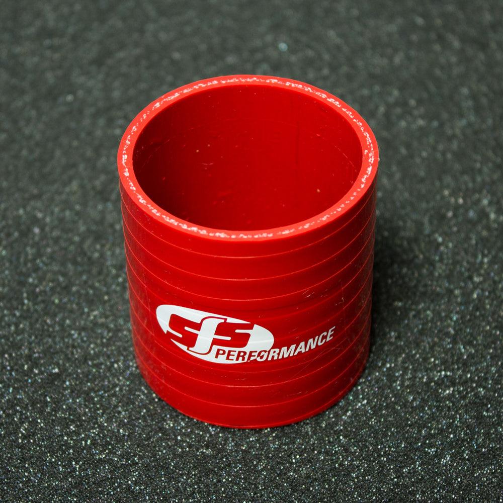 SFS HOSE SILICONE STRAIGHT COUPLING 51MM BORE, 60MM LENGTH BETA EVO INTAKE RED  RED