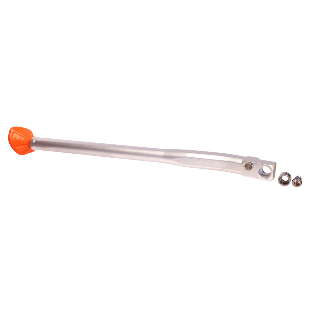 Apico Sidestand KTM EXC125-380 98-07,  EXC400-525 99-07,  EXC-F250 06-07  Sil/Or Tip (R)