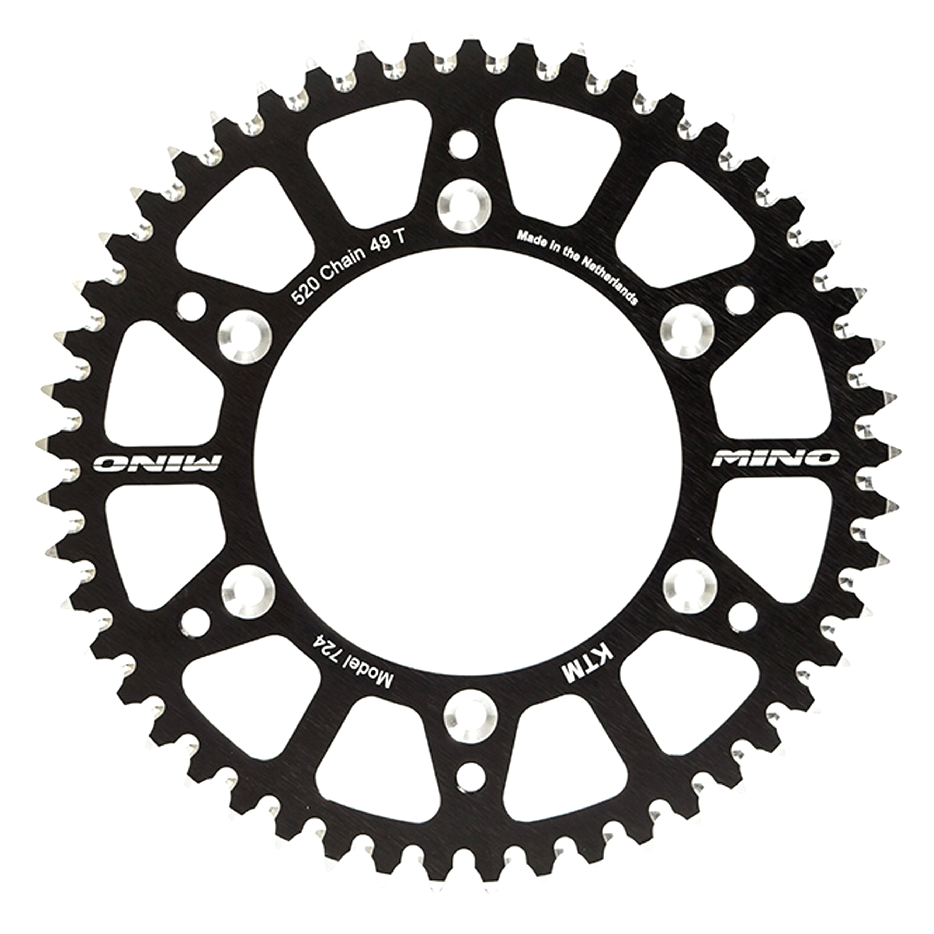 MINO Mino Rear Sprocket Surron Light Bee, E Ride 49 Teeth 25-912-49-2 Black, Alloy