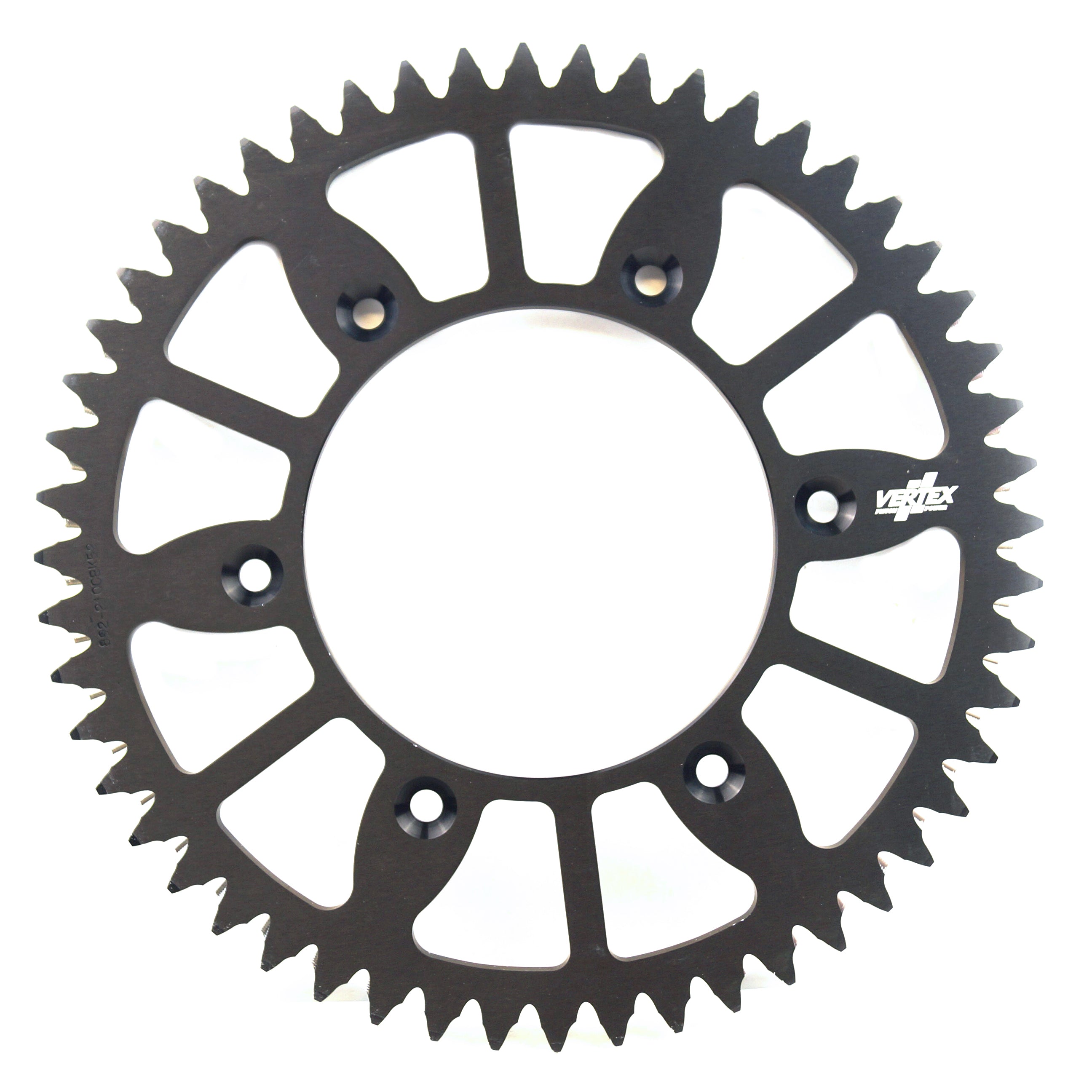 Vertex Rear Sprocket Vertex Alloy 210, Vertex 892-210ecbk52, Black, 7075t6 Alloy