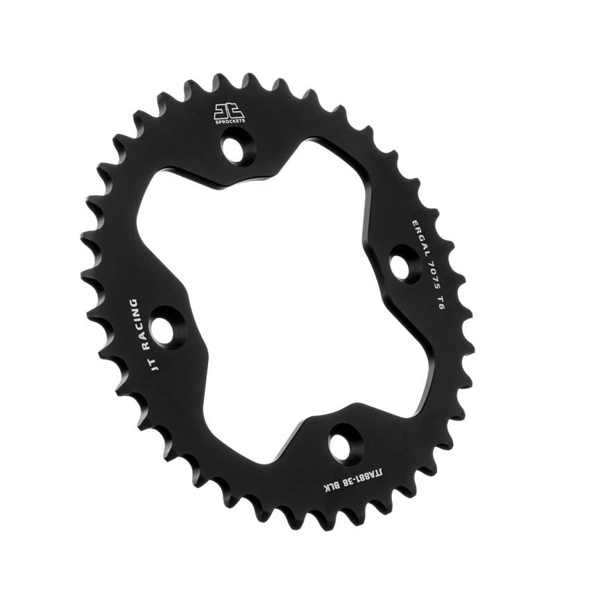 JT Rear Sprocket Alloy Black ATV, JTA881.38blk 7075-t6 Aluminium