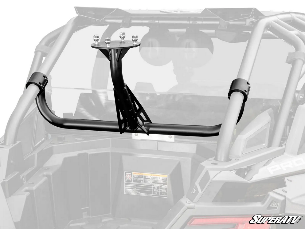 SuperATV Polaris Pro XP 4 Seat Spare Tire Carrier, Superatv Stc-p-proxp4-01