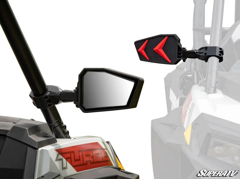 SuperATV Side View Mirror Race, Polaris, Can-am, Kawasaki, Honda, Yamaha 1.75