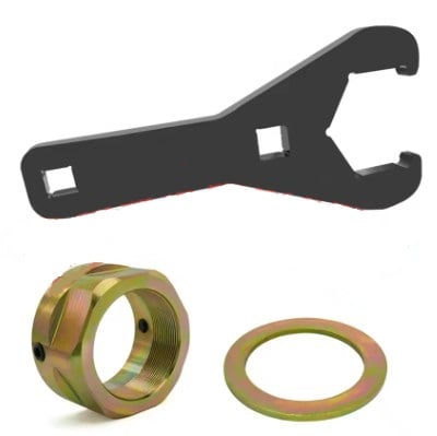 Dirt Racing Rear Axle Lock Nut & 46mm Axle Nut Wrench Tool Kit Set 2007-2013 Yamaha YFZ450