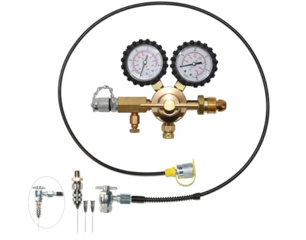 Dirt Racing Regulated Nitrogen Gas Fill System Shock Suspension Charging Tool Kit