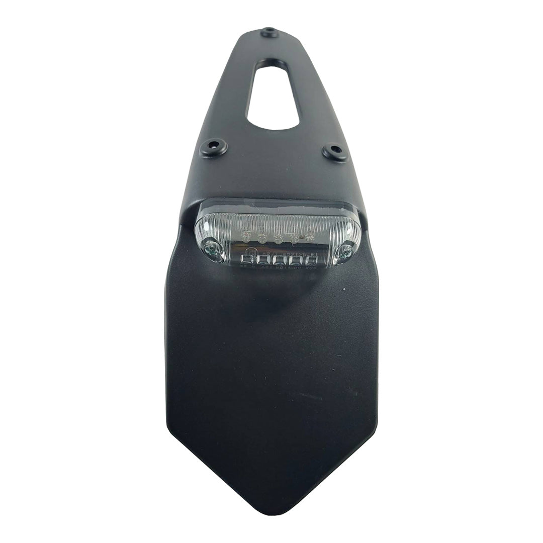 APICO UNIVERSAL REAR LED TAIL LIGHT ENDURO STYLE WITH CLEAR LENS (HOMOLOGATED)
