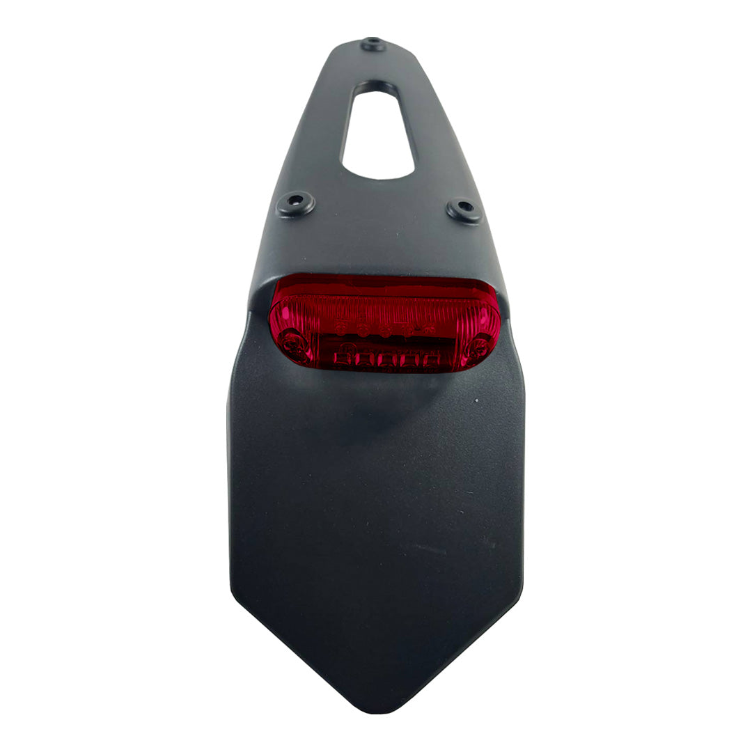 APICO UNIVERSAL REAR LED TAIL LIGHT ENDURO STYLE WITH RED LENS (HOMOLOGATED)