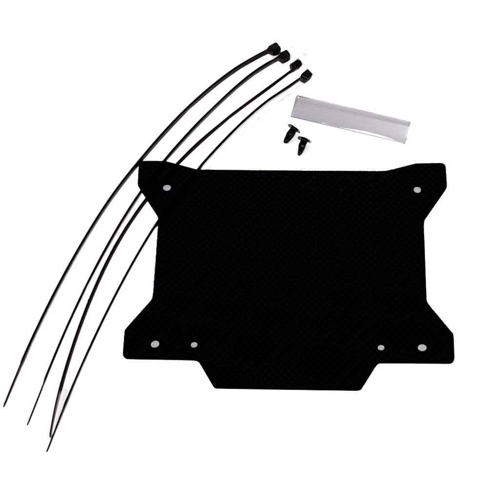 APICO FRONT NUMBER PLATE PLASTIC WITH WINDOW NEW X SHAPE