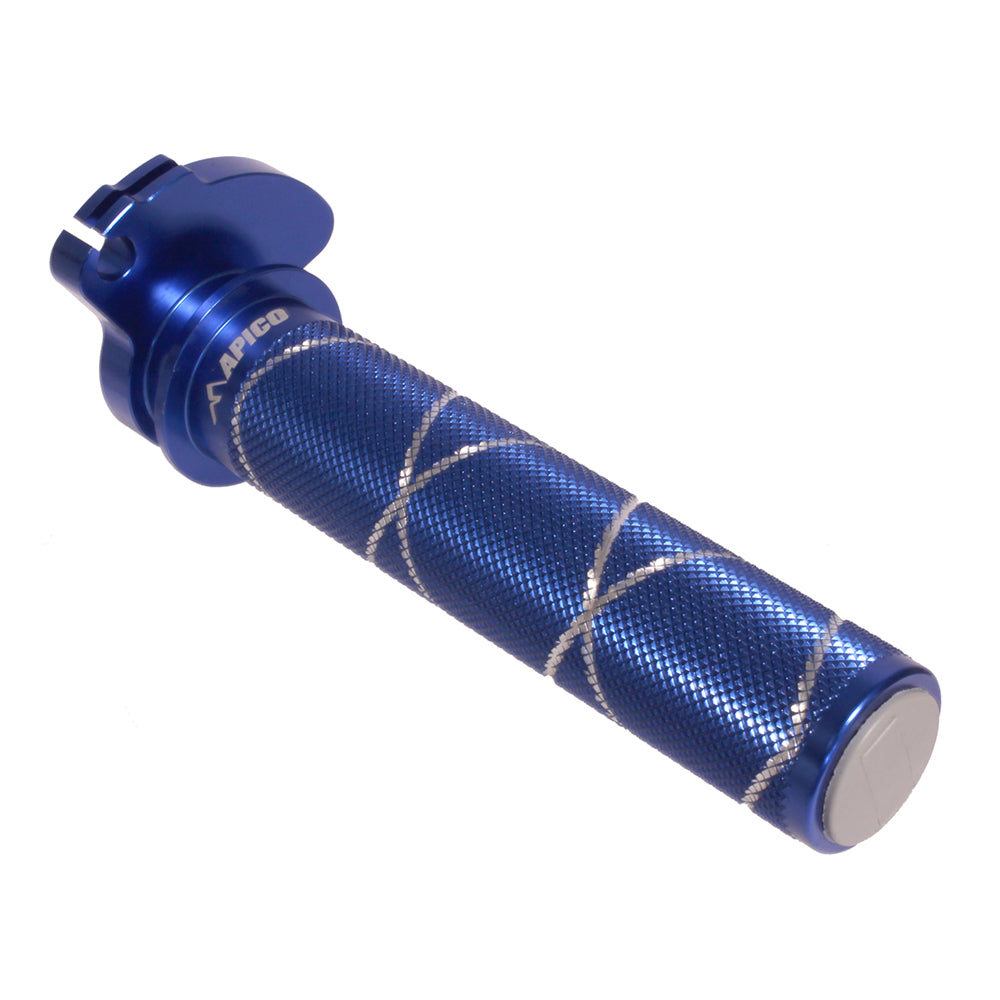 APICO THROTTLE SLEEVE ALLOY YAMAHA YZ65 18-25, YZ250 83-95, YZ490 83-90, WR250 91-96, WR500 92-93, KTM (R)  BLUE