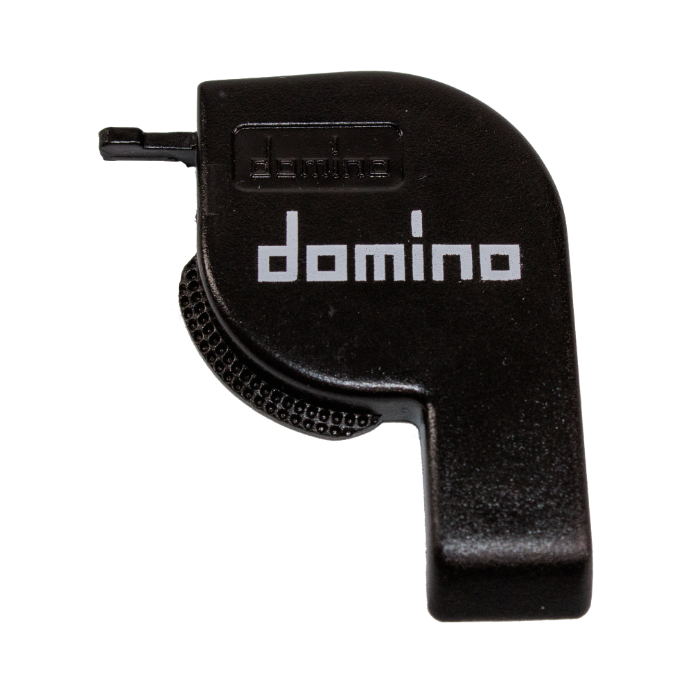 DOMINO THROTTLE CAP FOR DOMINO TRIAL THROTTLE FAST OR SLOW ACTION  BLACK