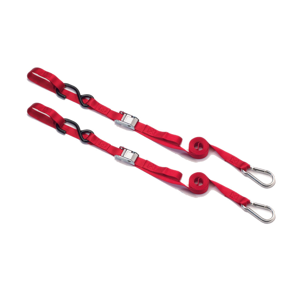 RACELINE TIEDOWN RED  1 X SNAPHOOK, 1 X XTRALOOP  RED