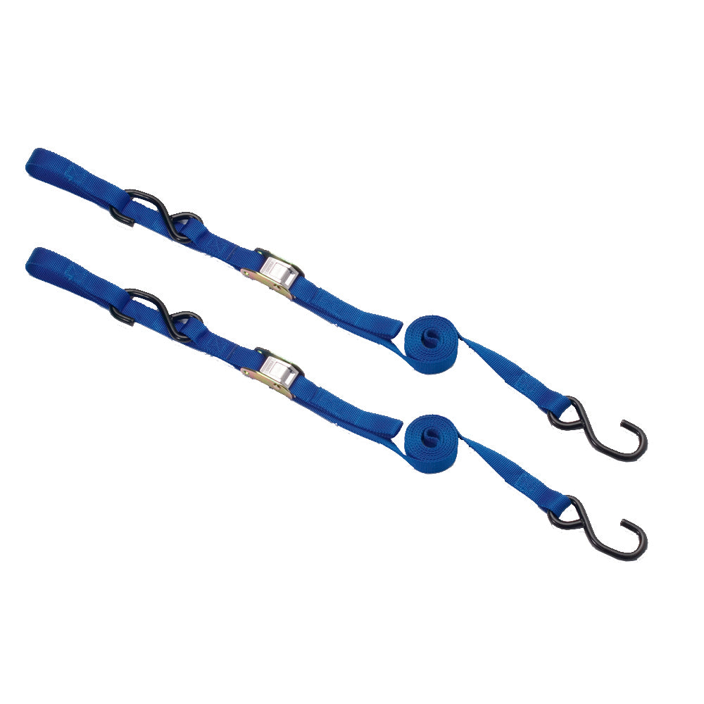 RACELINE TIEDOWN BLUE  R.LINE H.DUTY+XTRA LOOP HOOK TYPE  BLUE