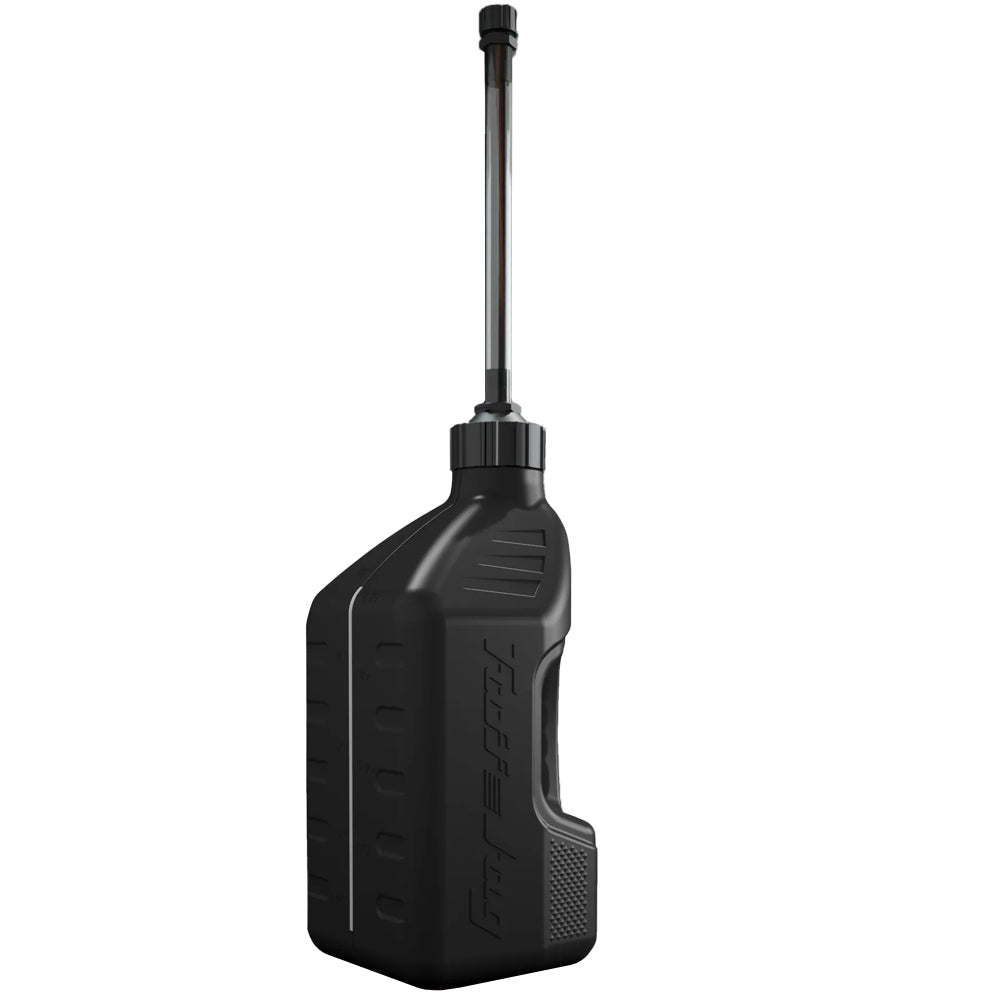  TUFF JUG 10L BLACK WITH AUTO-STOP SPOUT  Black 