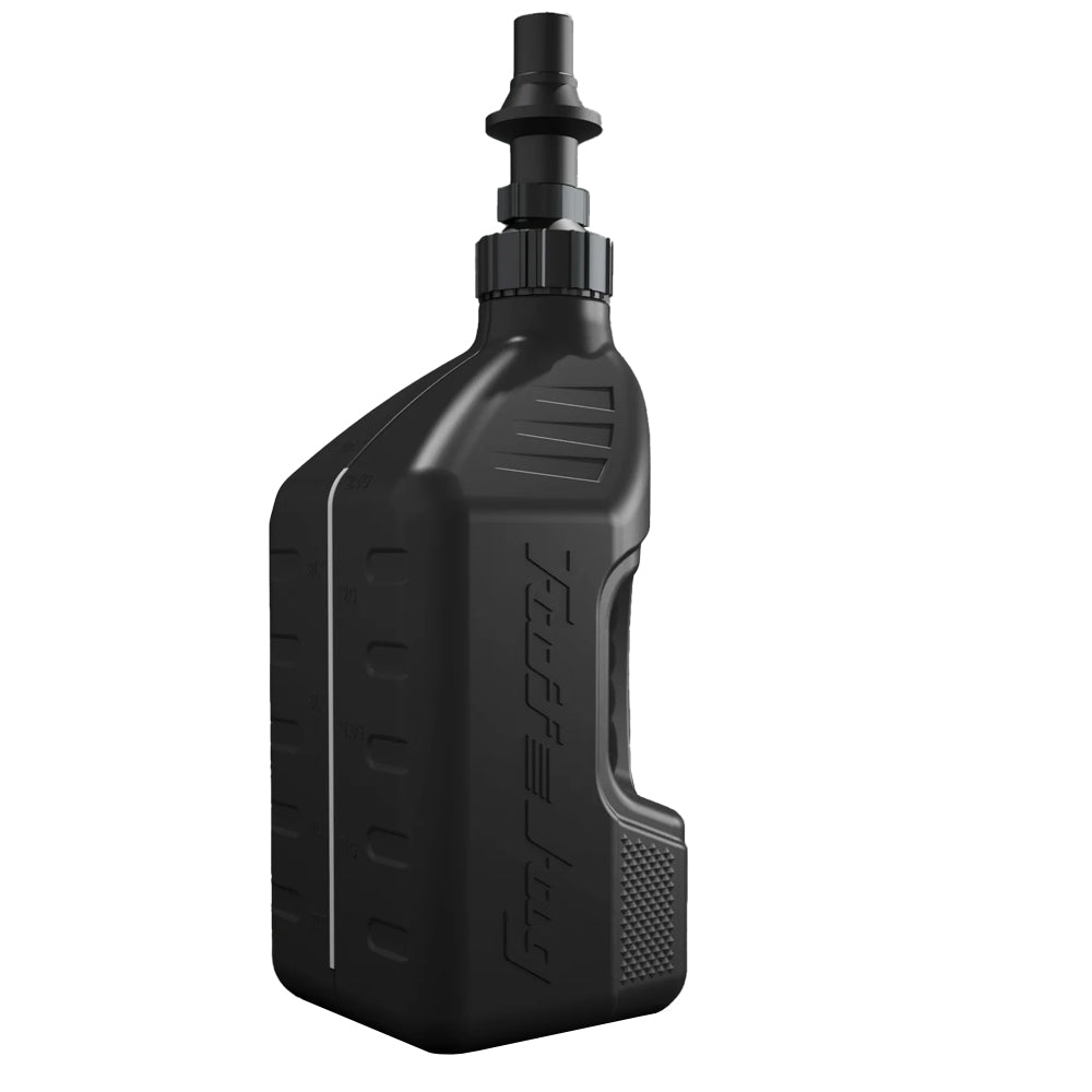  TUFF JUG 10L BLACK WITH BLACK RIPPER CAP  Black 