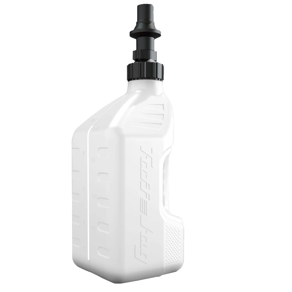  TUFF JUG 10L WHITE WITH BLACK RIPPER CAP  White 