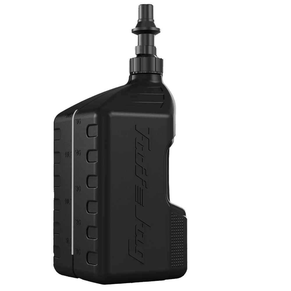  TUFF JUG 20L BLACK WITH BLACK RIPPER CAP  Black 