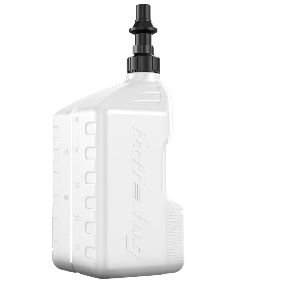  TUFF JUG 20L WHITE WITH BLACK RIPPER CAP  White 