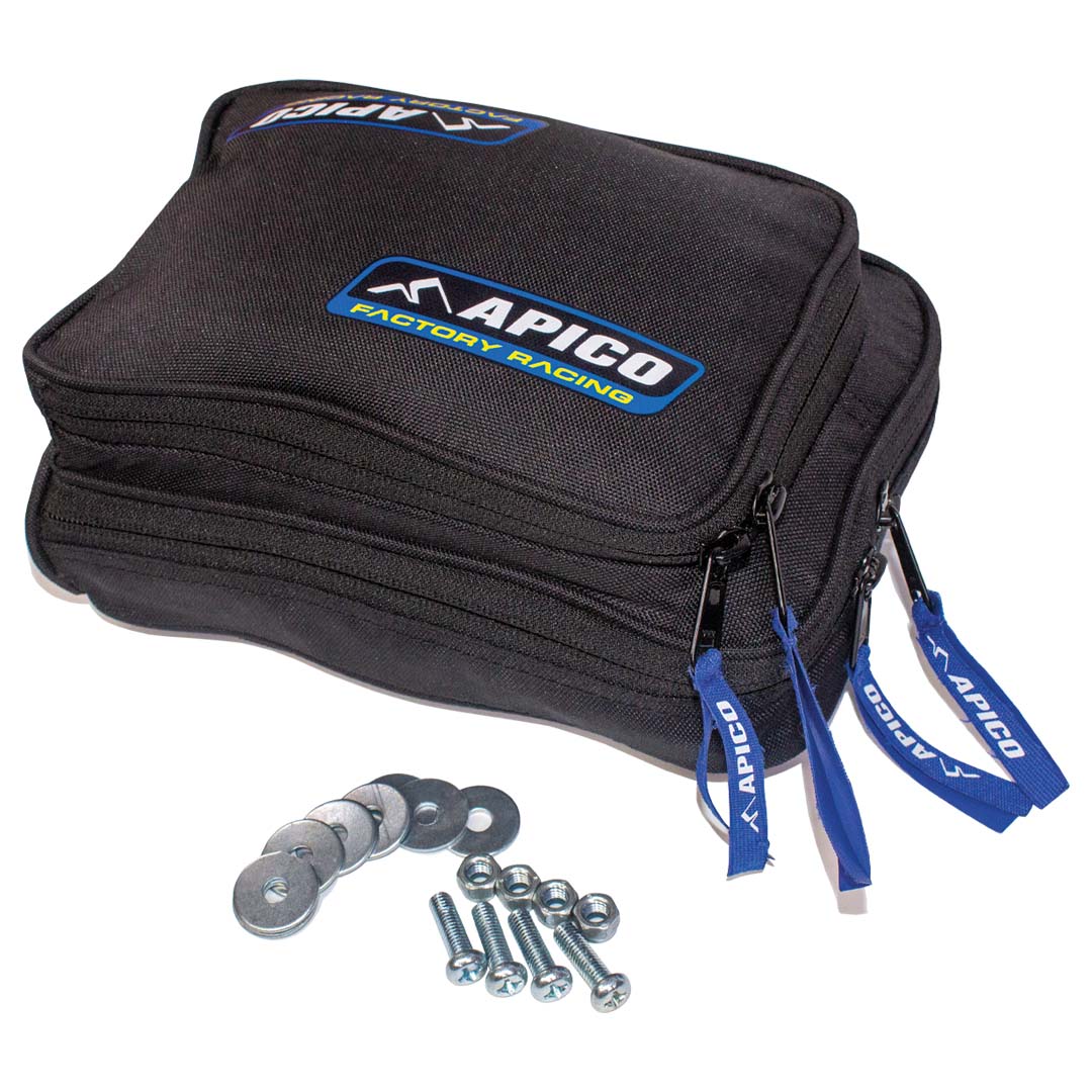 APICO APICO REAR FENDER TOOL BAG BLACK/BLUE