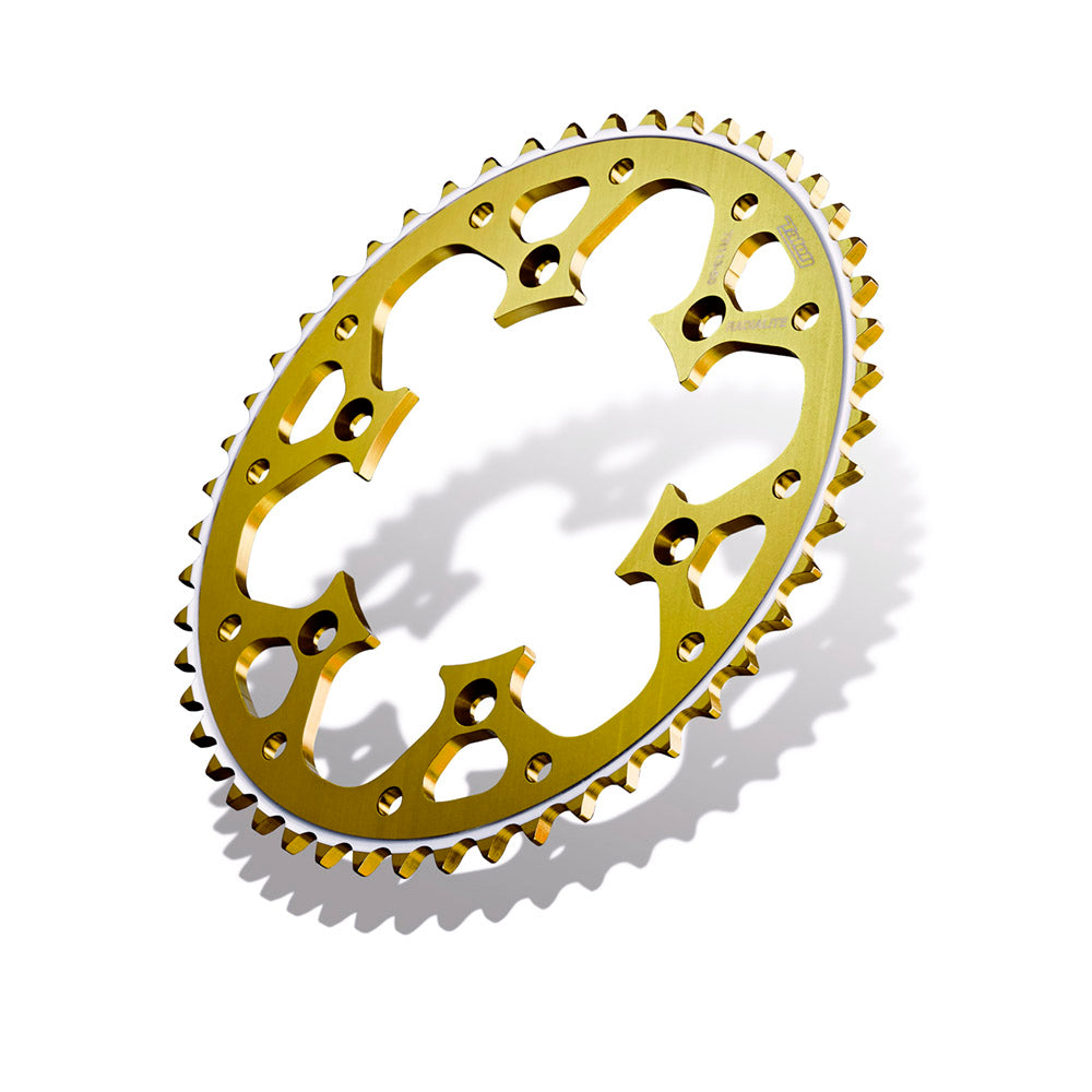 TALON SPROCKET REAR RADIALITE KAWASAKI  KX125/250 80-08,  KX250F/450F 04-23  49T GOLD  GOLD  49